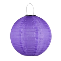 200mm / 8 pouces solaire actionné LED lanterne extérieure suspendue lumière lanterne décorative IP65 résistance à l