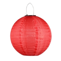 200mm / 8 pouces solaire actionné LED lanterne extérieure suspendue lumière lanterne décorative IP65 résistance à l