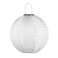 200mm / 8 pouces solaire actionné LED lanterne extérieure suspendue lumière lanterne décorative IP65 résistance à l