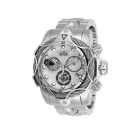2020nvicta nouveau spot brésil vente chaude série Inverta grande montre à quartz en acier pour hommes Silverwhite