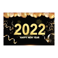 2022 toile de fond du nouvel an suspendu bonne année accessoires de fond de photographie