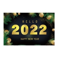 2022 toile de fond du nouvel an suspendu bonne année accessoires de fond de photographie