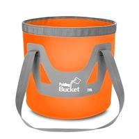 20L Collapsible Water Bucket Folding Bucket Water Storage Container for Camping Hiking Traveling Fishing Washing