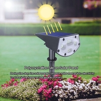 20LED Éclairage extérieur solaire de lampe à gazon à énergie solaire pour l