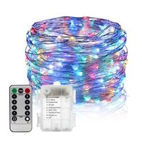 20M / 65.6ft 200 LED guirlandes lumineuses en fil de cuivre lampe guirlande lumineuse de Noël