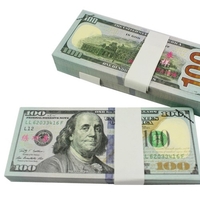 20Pcs / Pack USD Barre de papier Atmosphère Atouts Argent 100 $ (2)
