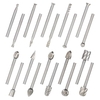 20PCS 3mm HSS CNC Rotary Bavures Set Outils Dossier fraise de gravure Bits pour Drilling Boiserie électrique meuler