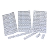 20PCS 3V SMD Lampe Perles avec Lentille Optique Fliter Concave Lentille Filtre Bandes pour 32-65 LED TV Réparation Led Light Strip Pièces Accessoires