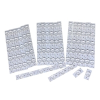 20PCS 3V SMD Lampe Perles avec Lentille Optique Fliter Concave Lentille Filtre Bandes pour 32-65 LED TV Réparation Led Light Strip Pièces Accessoires