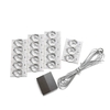 20PCS 3V SMD Lampe Perles avec Lentille Optique Fliter Concave Lentille Filtre Bandes pour 32-65 LED TV Réparation Led Light Strip Pièces Accessoires