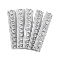 20PCS 3V SMD Lampe Perles avec Lentille Optique Fliter Concave Lentille Filtre Bandes pour 32-65 LED TV Réparation Led Light Strip Pièces Accessoires