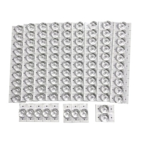 20PCS 3V SMD Lampe Perles avec Lentille Optique Fliter Concave Lentille Filtre Bandes pour 32-65 LED TV Réparation Led Light Strip Pièces Accessoires