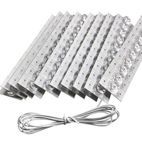 20PCS 3V SMD Lampe Perles avec Lentille Optique Fliter Concave Lentille Filtre Bandes pour 32-65 LED TV Réparation Led Light Strip Pièces Accessoires