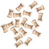 20pcs bobines de bobines en bois empyty style vintage organisateur bobines