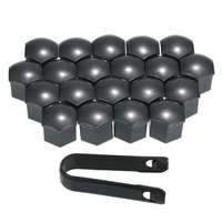 20pcs écrou de roue universel de 19 mm couvre lécrou de protection de vis