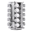 20PCS Jar Spice Rack 360 ° Rotating Spice Rack Organizer