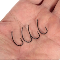 20pcs Pêche Crochets Crank hameçon à ardillon hameçons hameçons haut en acier au carbone Barbed Hameçon Carp Barbel Tench grossier Fishing Tackle