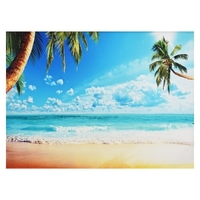 2.1 * 1.5 m/7 * 5ft Photographie Fond Paysage Marin Portrait Photographie Décors Photo Studio Props pour Portrait Photos Fête Décoration