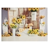 2.1 * 1.5 m/7 * 5ft Photographie Fond Portrait Photographie Décors avec Fleurs Motif Photo Studio Props pour Portrait Produit Photos Fête Décoration
