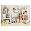 2.1 * 1.5 m/7 * 5ft Photographie Fond Portrait Photographie Décors avec Fleurs Motif Photo Studio Props pour Portrait Produit Photos Fête Décoration