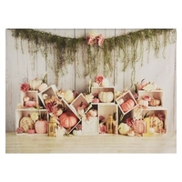 2.1 * 1.5 m/7 * 5ft Photographie Fond Portrait Photographie Décors avec Fleurs Motif Photo Studio Props pour Portrait Produit Photos Fête Décoration