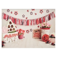 2.1 * 1.5 m/7 * 5ft Photographie Fond Portrait Photographie Décors Photo Studio Props pour Bébé Enfants Portrait Photos Fête Décoration
