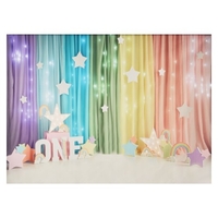 2.1 * 1.5 m/7 * 5ft Photographie Fond Portrait Photographie Décors Photo Studio Props pour Bébé Enfants Portrait Photos Fête Décoration
