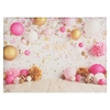 2.1 * 1.5 m/7 * 5ft Photographie Fond Portrait Photographie Décors Rose Style Photo Studio Props pour Bébé Fille Portrait Photos Fête Décoration
