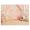 2.1 * 1.5 m/7 * 5ft Photographie Fond Portrait Photographie Décors Rose Style Photo Studio Props pour Bébé Fille Portrait Photos Fête Décoration