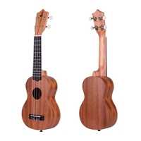 21 Pouces Acoustique Soprano Ukulele Ukelele Uke Merbau Contreplaqué Corps En Bois D