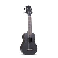 21 pouces enfants bois ukulélé 4 cordes portable guitare instrument charme noir bois NO.UK121 -3