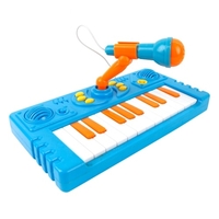 21 touches enfants dessin animé piano électronique jouet interactif enfant en bas âge Piano clavier bébé Piano jouet musical avec Microphone
