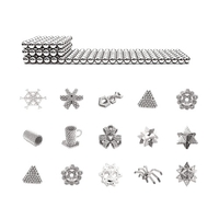 216 pièces 3mm jeu de boules magnétiques aimant magique cube jouet de construction pour le soulagement du stress mélange 6 couleurs