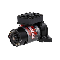 21T 550 moteur brossé avec ventilateur de refroidissement et support de base de support de moteur de remplacement pour voiture 1/10 RC Traxxas Trx-4 Trx-6 RC voiture