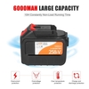 21V 6.0A sans fil perceuse pilote Batteries couple Max 200N.m 1/2 pouce métal sans clé mandrin 20+3 Position 0-1550RMP vitesse Variable Impact marteau perceuse tournevis