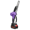 21V 8 pouces Portable Élagage Électrique Scie Petite Scie À Chaîne À Bois Moteur Brushless À Une Main Outil De Travail Du Bois pour Jardin Verger