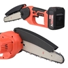 21V Brushless Mini tronçonneuse sans fil 8 pouces Scie à chaîne électrique Scie à main 4.0Ah Batterie rechargeable Chargeur rapide Alimenté Branche d