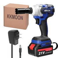 21V clé électrique sans fil moteur sans brosse contrôle de vitesse continu outil électrique à couple élevé dispositif d