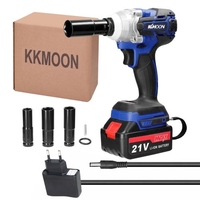 21V Cordless Electric Wrench Brushless Motor Stepless Speed Control High Torque Power Tool Practical Installation Device