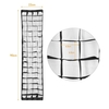 22 * 90 cm / 8.7 * 35in bande de photographie grille de boîte à lumière grille noire en nid d