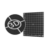 220 * 220mm chaleur lit autocollant feuille lit chaud bande de surface de construction bande avec 1: 1 coordonnées pour imprimante 3D Anet A6 / A8