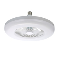 220V E26 / E27 Mini ventilateur lumière LED anneau de maquillage lumière Selfie anneau lumière pour lampe de Table de diffusion en direct