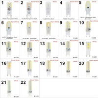 220V G9 2835 SMD LED Silica Gel Mini ma s ampoule culot pour pendentif lustre lampe de décoration de bureau Table