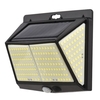 228LED applique murale solaire PIR capteur de mouvement lumières extérieure étanche lampe de jardin veilleuse 3 Modes de lumière pour jardin Patio cour clôture paysage cour