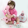 22in Reborn Baby Rebirth poupée enfants cadeau tissu corps matériel