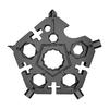 23 en 1 flocon de neige multi-outil pentagonal clé à flocon de neige multi-outils décapsuleur kit de tournevis outil de bricolage à la main outil d
