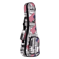 23 pouces Concert Ukulele Bag Ukelele Uke Backpack Case 8mm Padding
