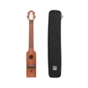 23 "ukulélé de concert acoustique ukulélé Uke acajou bois compact taille compacte avec sculpté échelle musicale et tableau de bord Carry Bag