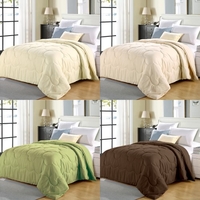 230 * 230 Taille CM Reine réversible Fleur solide hiver Quilt Consolateur couette Alternative Literie Home Textiles