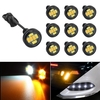 23mm Eagle Eye LED Ampoule,  DRL Light Ultra Mince Étanche Noir En Aluminium Shell Voiture Moto Clignotants Fog Tail Backup Inverse Light,  10-Pack
